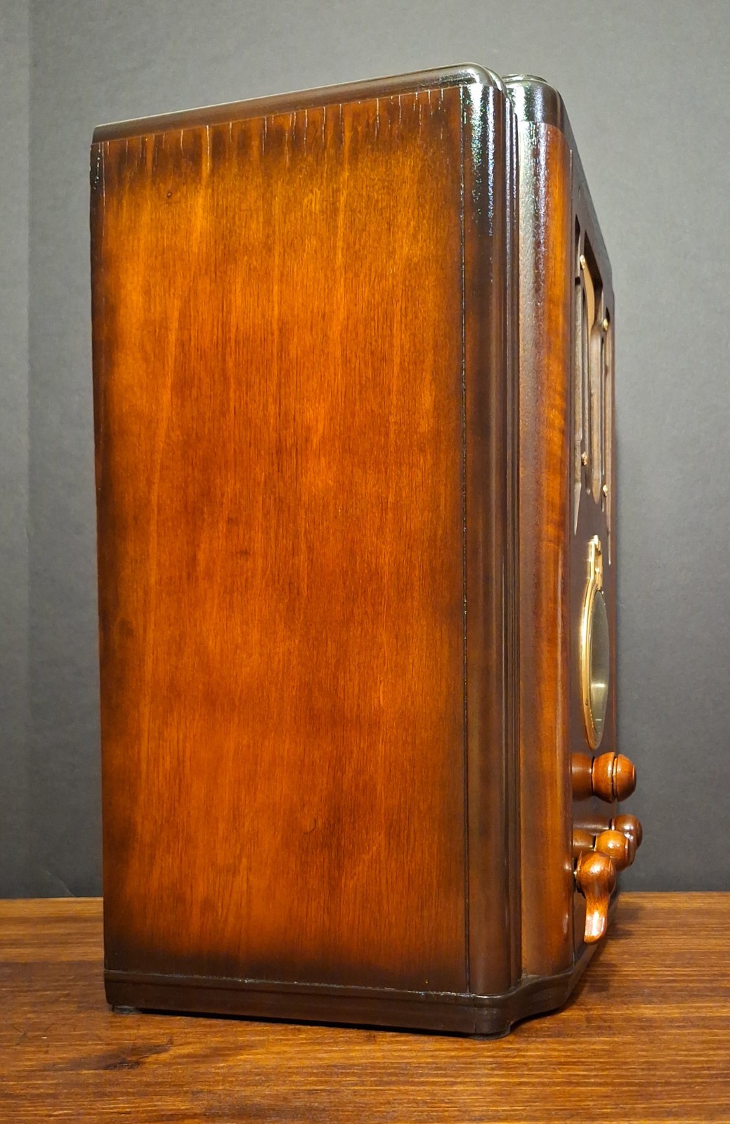 Old Antique Wood Crosley Viking Vintage Tube Radio -Restored & Working Tombstone