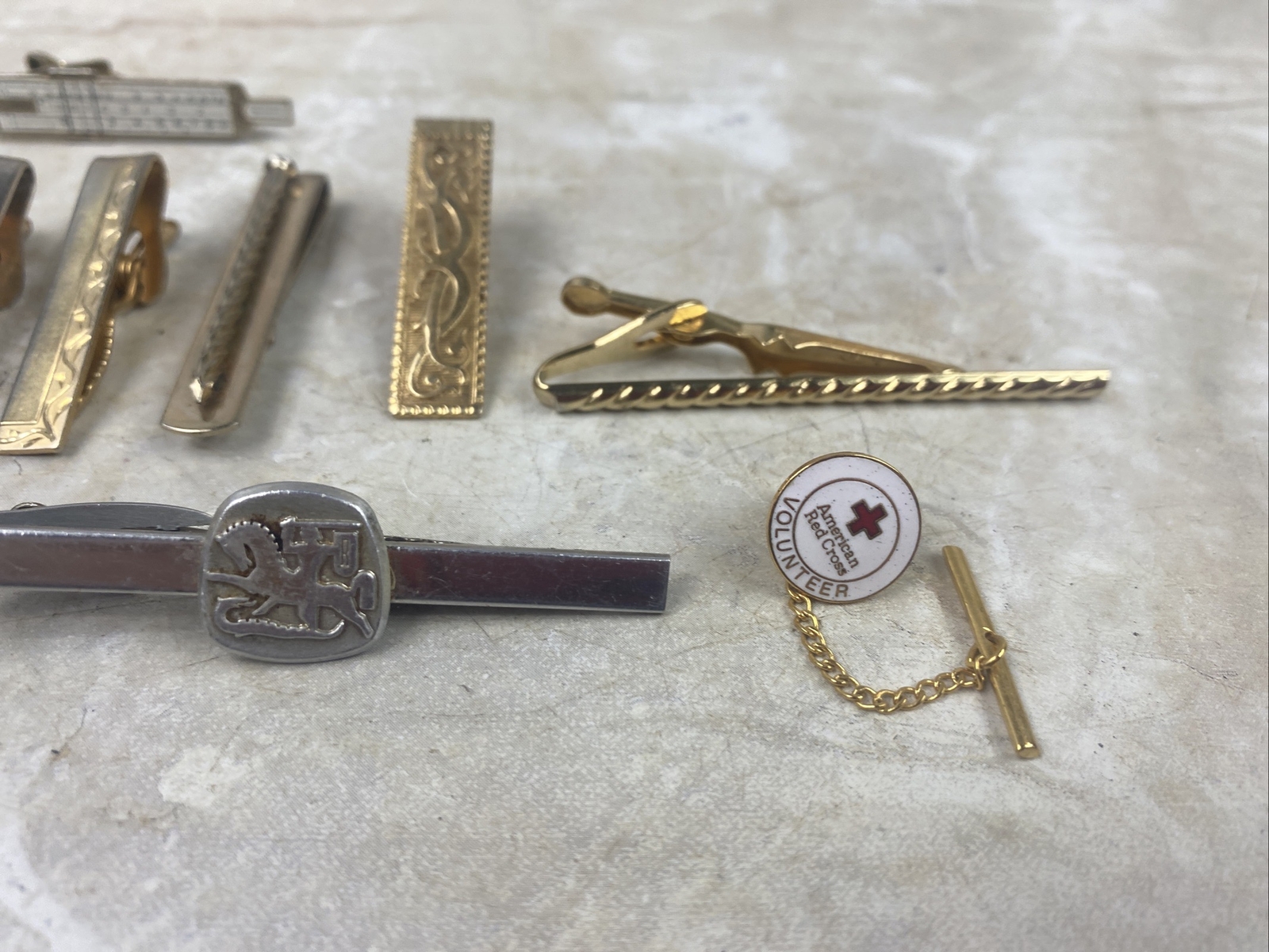 VTG Tie Clip Pin Lot