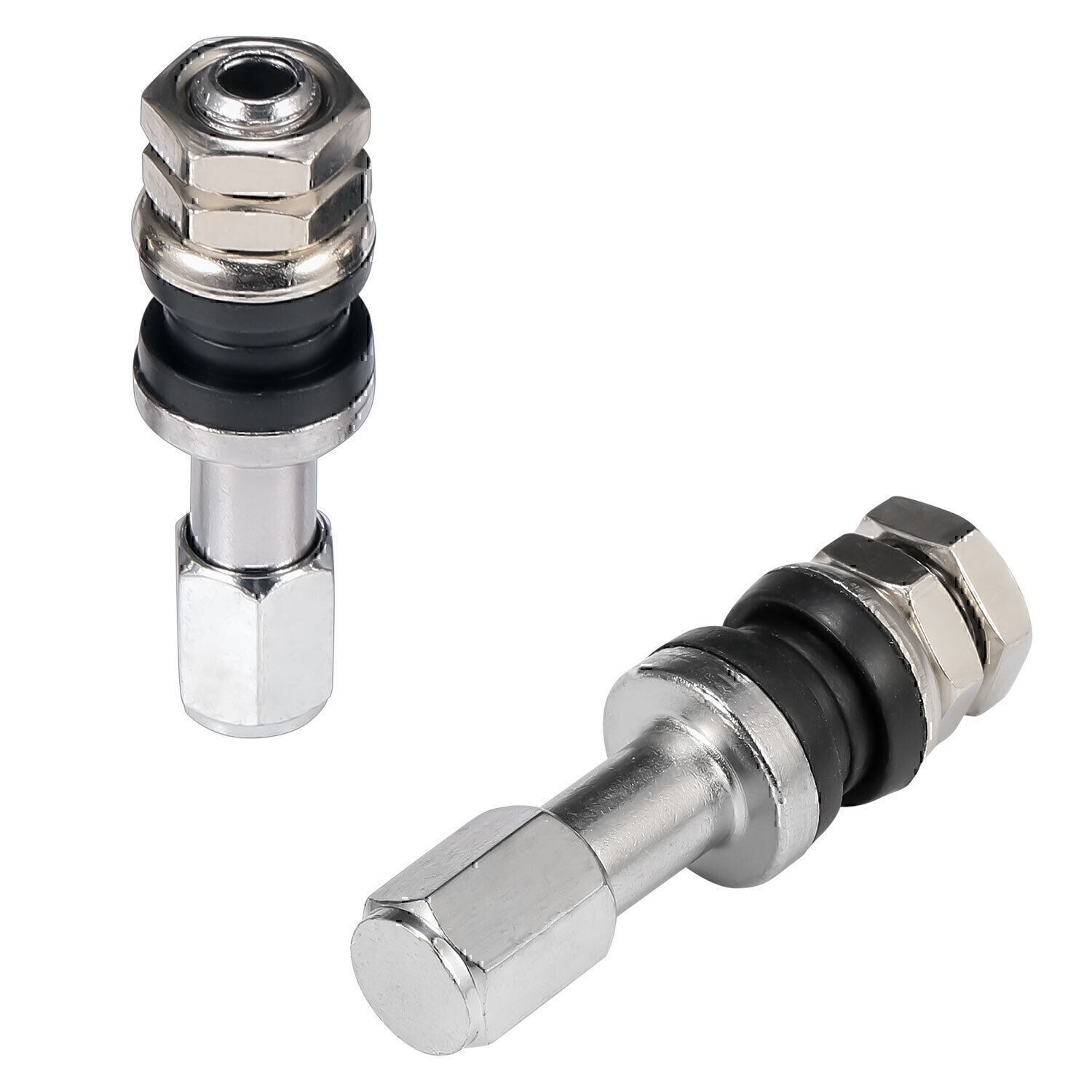 10PACK STAINLESS STEEL WHEEL TIRE VALVE STEMS HIGHT PRESSURE BOLT IN WITH US