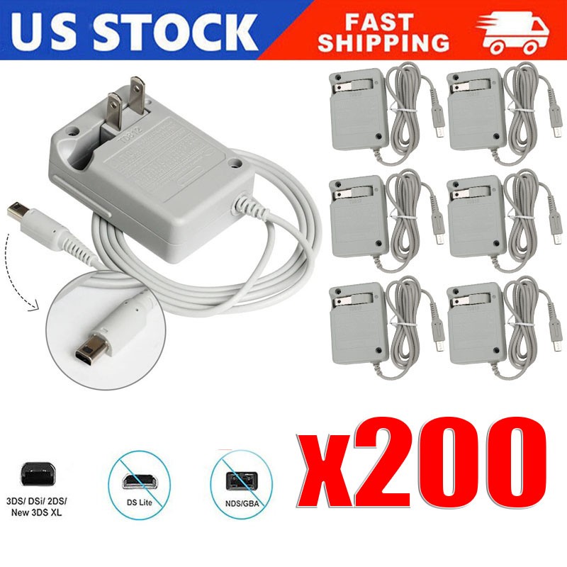 New AC Adapter Home Wall Charger Cable for Nintendo DSi/ 2DS/ 3DS/ DSi XL System