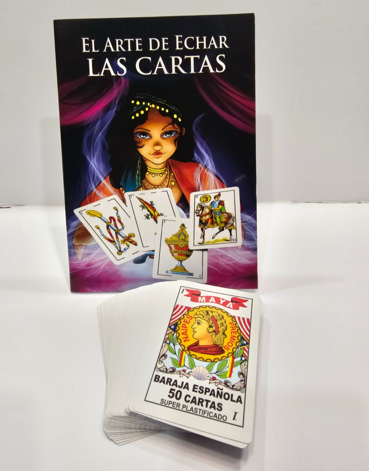 LIBRO DE BARAJA ESPAÑOLA CON CARTAS ESPAÑOLAS