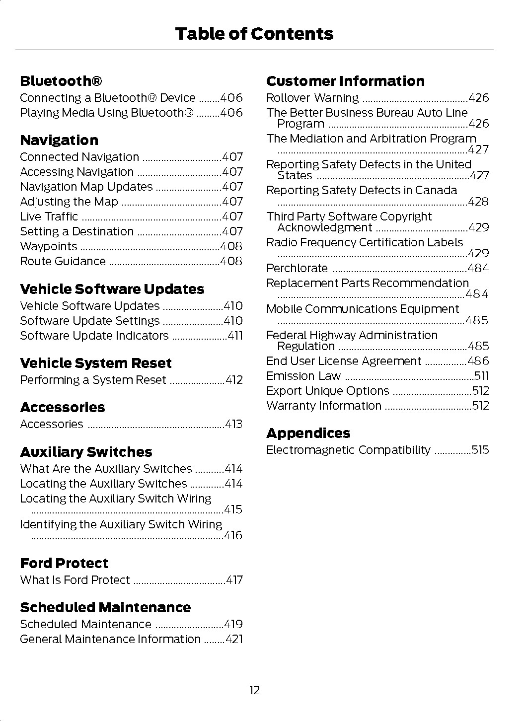 2025 Ford Bronco Sport Owners Manual User Guide