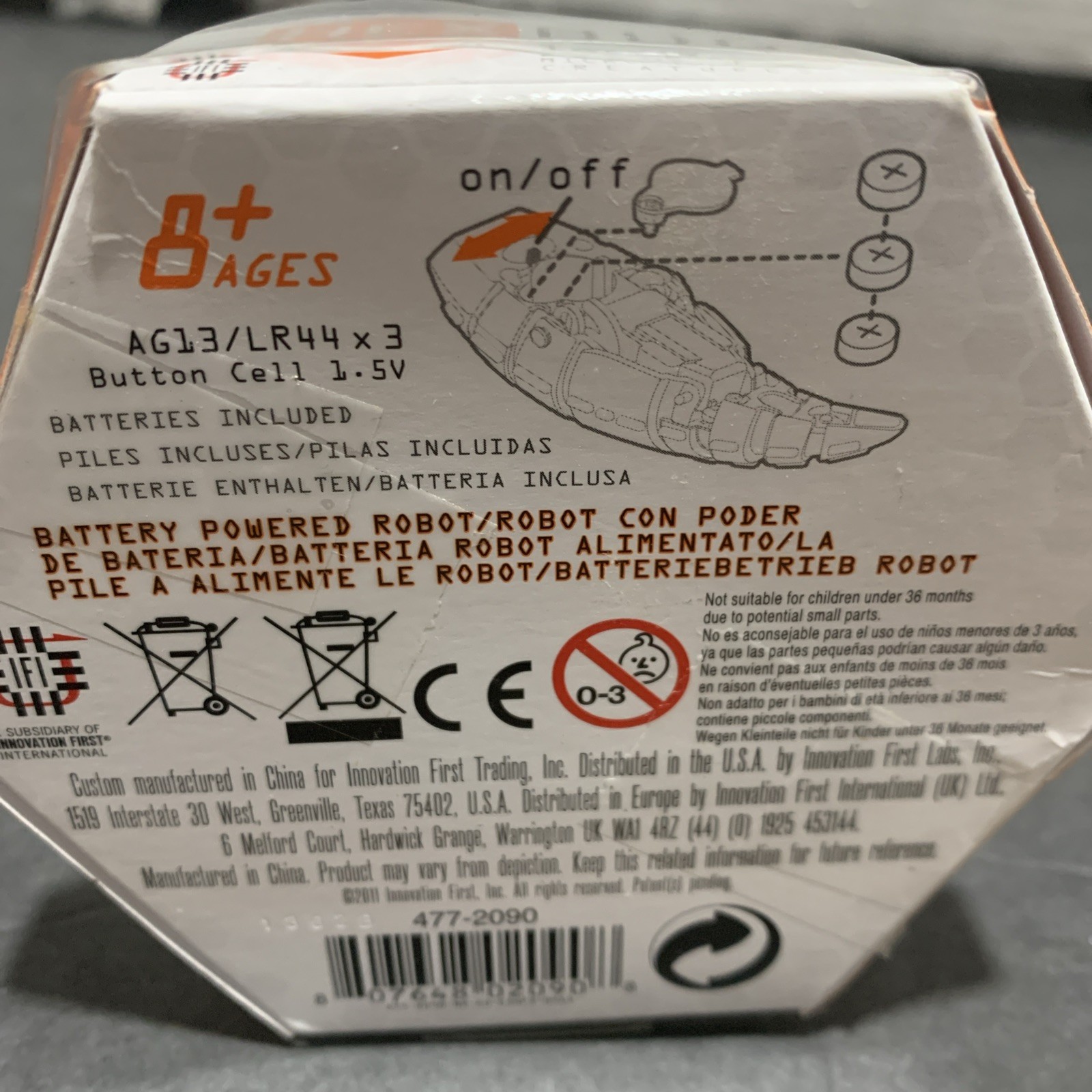 HEXBUG LARVA - MICRO ROBOTIC CREATURE - BATTERY POWERED Blue