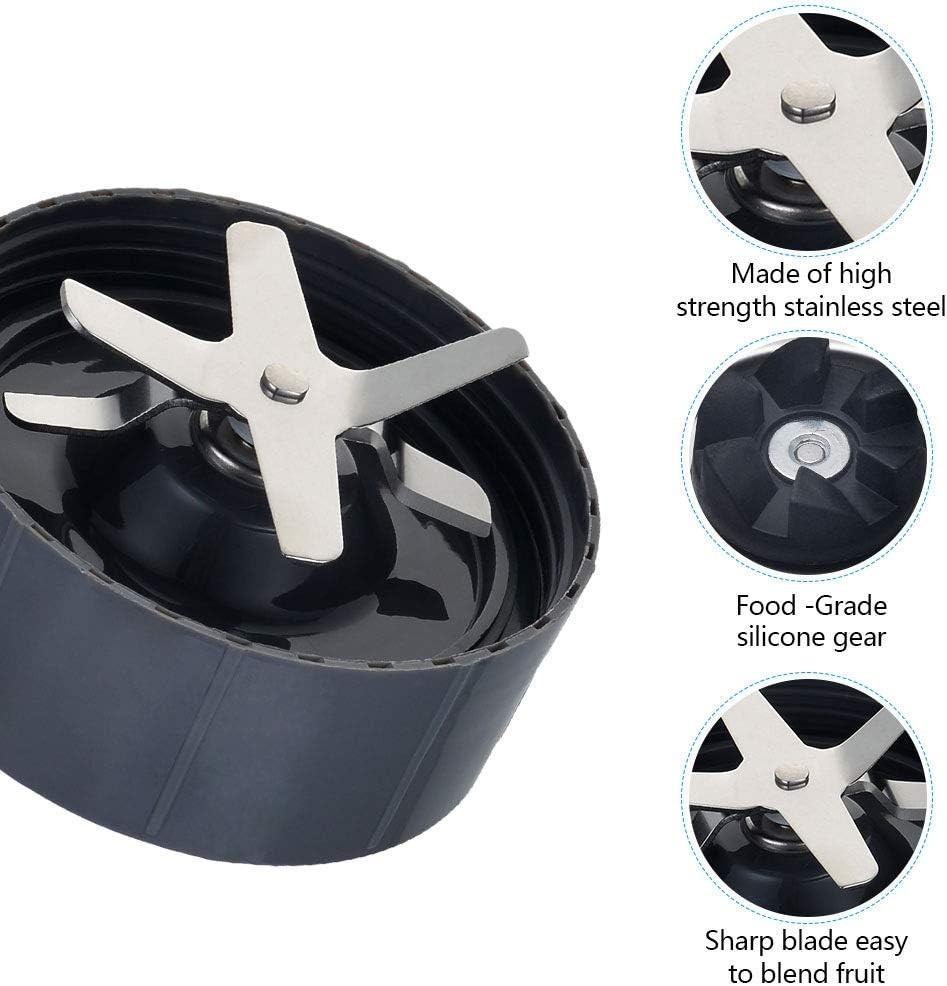 32 oz Cup and Extractor Blade for NutriBullet 600W 900W NB-101B NB-101S NB-201