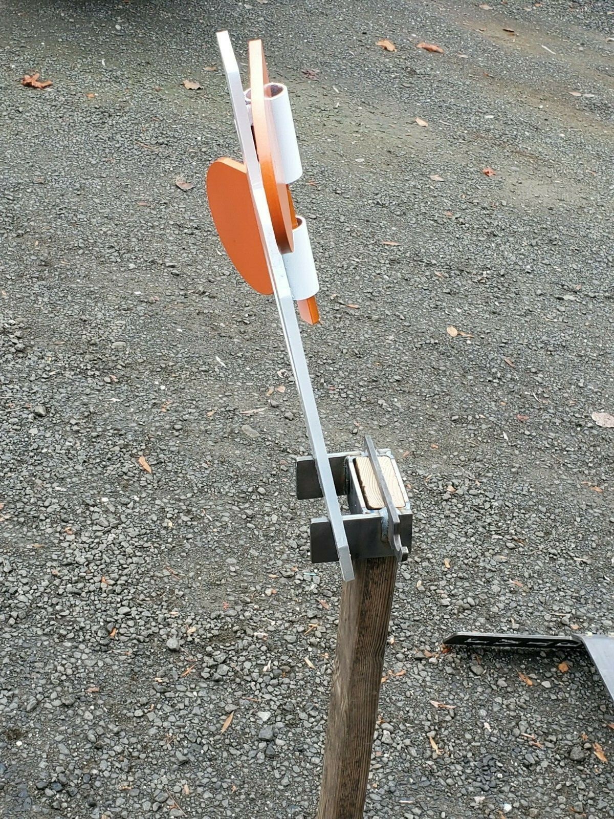 AR500 3/8 Steel Hostage Angled IDPA 2/3 Shooting Target with hanger for 2x4