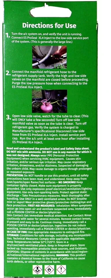 PRO SEAL EASY SEAL Proseal XL4 Direct Inject 1.5-5 Ton Applications - 3 Pack