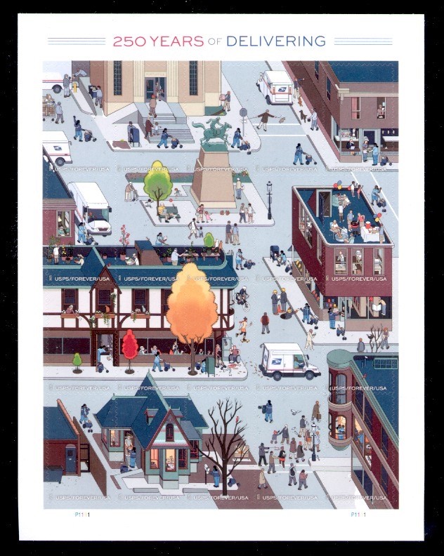 2025 U.S. COMMEMORATIVE-DEFINITIVE YEAR SET *156 STAMPS* 4 SHEETS, EXPRESS M-NH