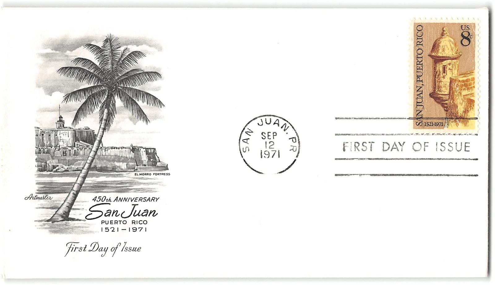 US #1437 FDC, 1971, Artmaster