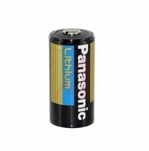 6 Panasonic CR123A 3V Lithium Battery for alarm laser flashlight camera NEW 2027