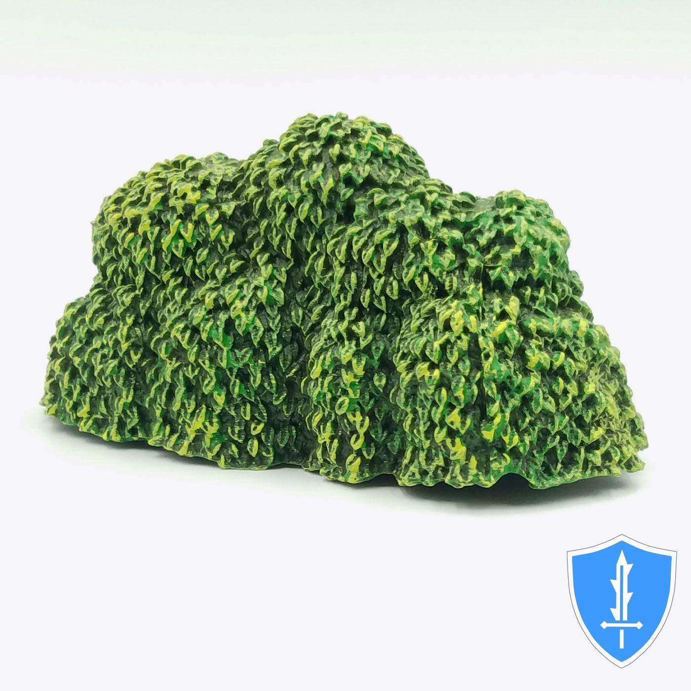 Verdant Bushes x3 - Monster Fight Club D&D Pathfinder Painted Scenery