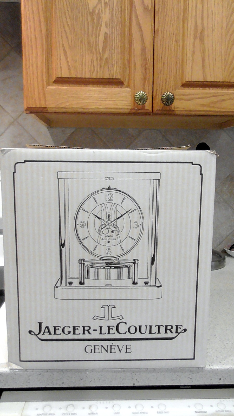 Jaeger LeCoultre 13-Jewel Movement 540 Swiss Mantel Clock Serial Number #649219