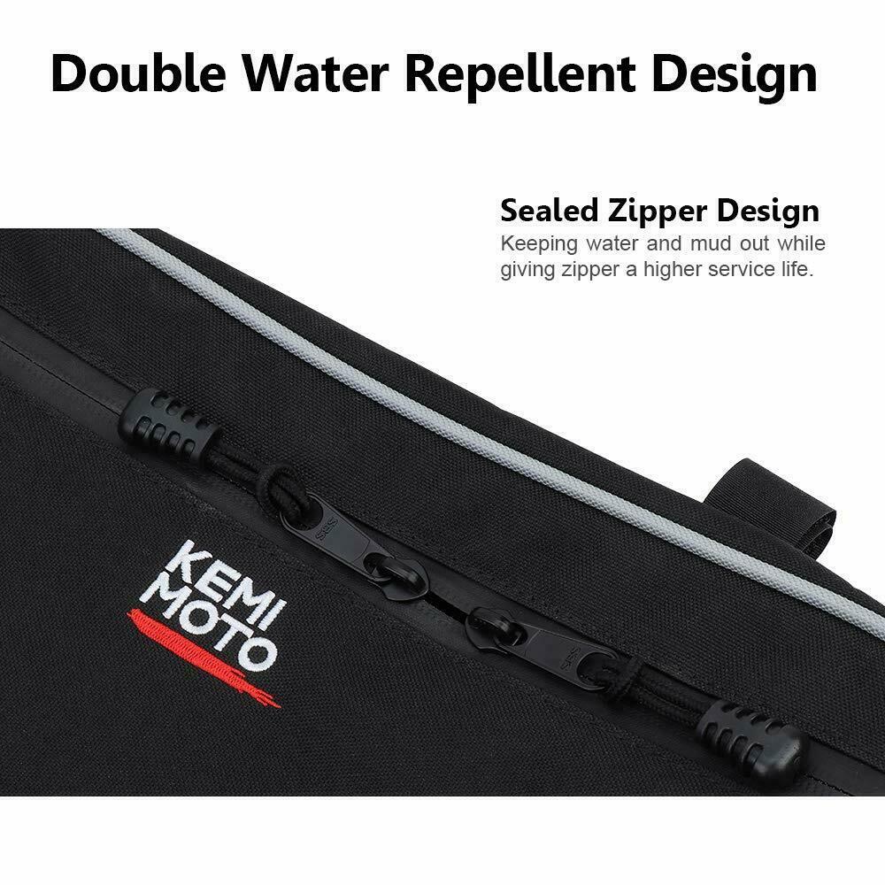 KEMIMOTO UTV X3 Door Storage Bags w/Knee Pad For Can Am Maverick X3 2017-2024