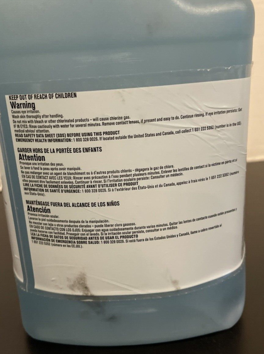 Ecolab Bar Dandy 6114050 Detergent for Bar Glasses and Utensils, 1Gal