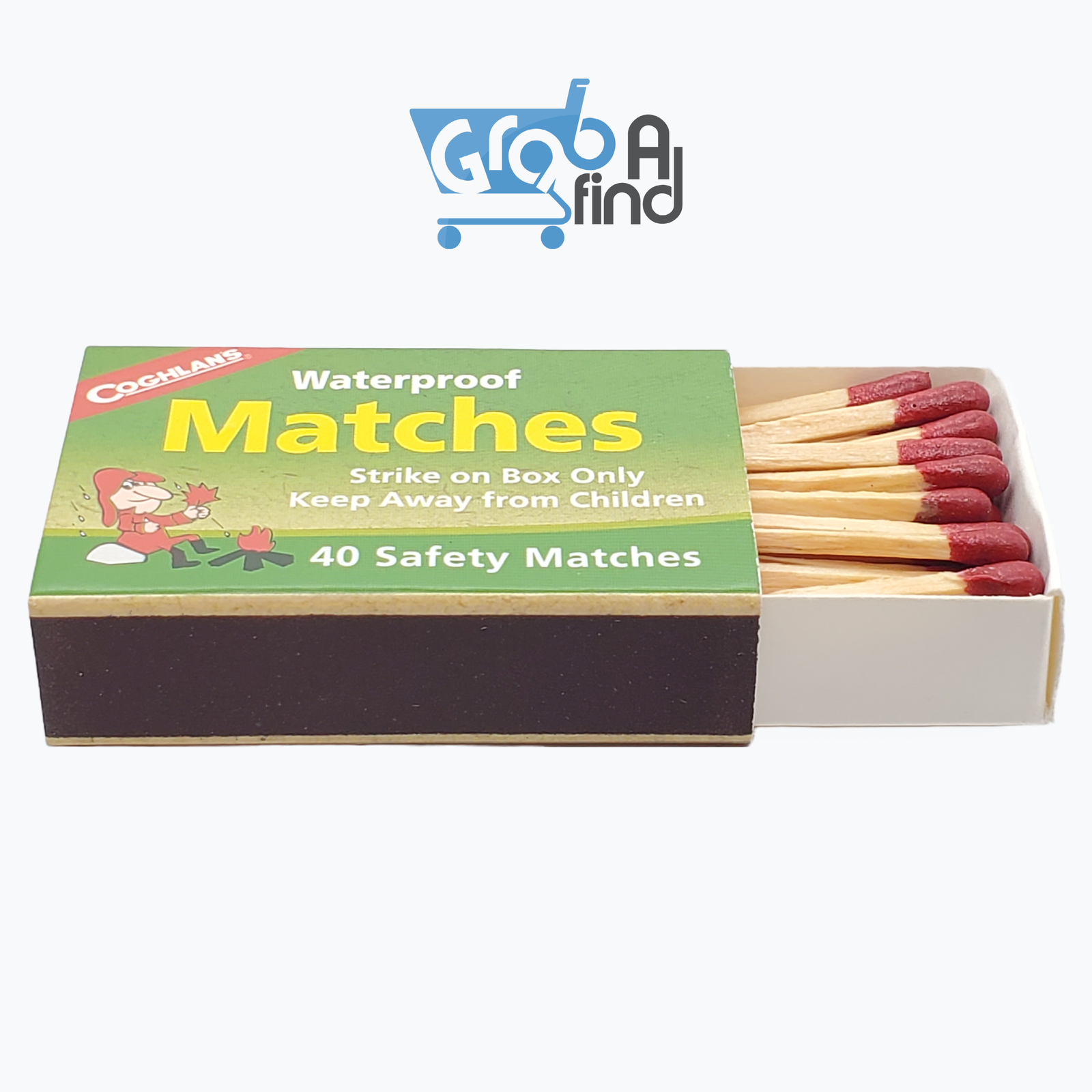 Coghlan's Waterproof Matches, #529, 10 Pack 40 Matches/box-(400 Matches Total)