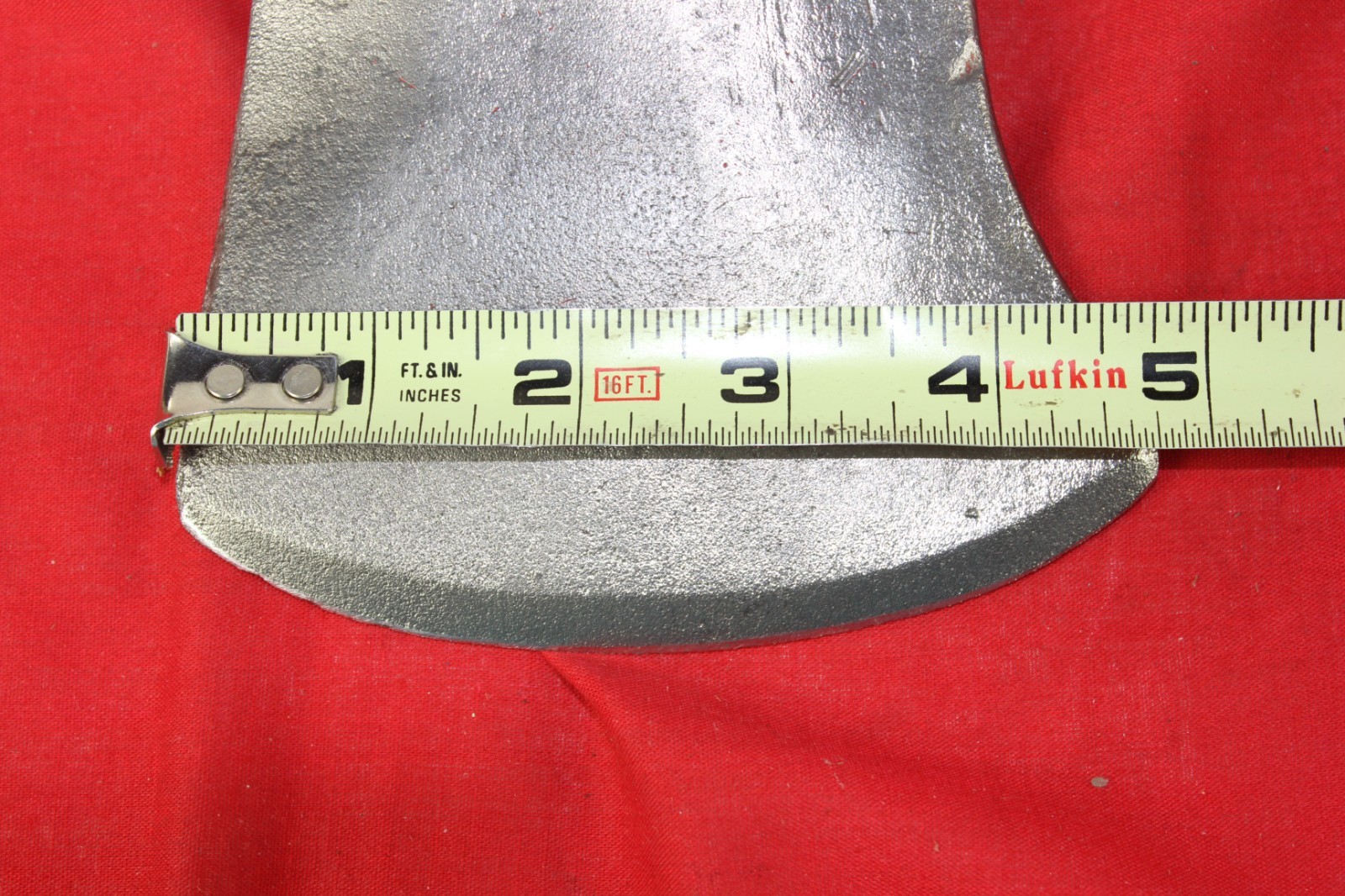 Vintage Axe Head 4 lb Single Bit Unbranded 3 lb 14 .5 oz