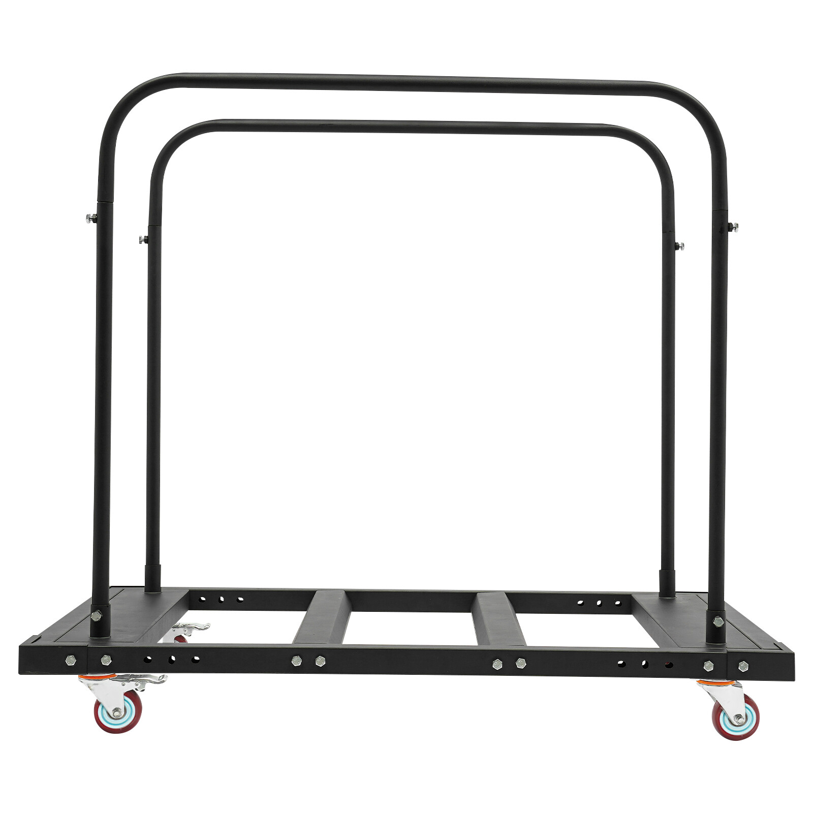 Large Capacity Rolling Cart, Folding Table Cart, Folding Table Trolley
