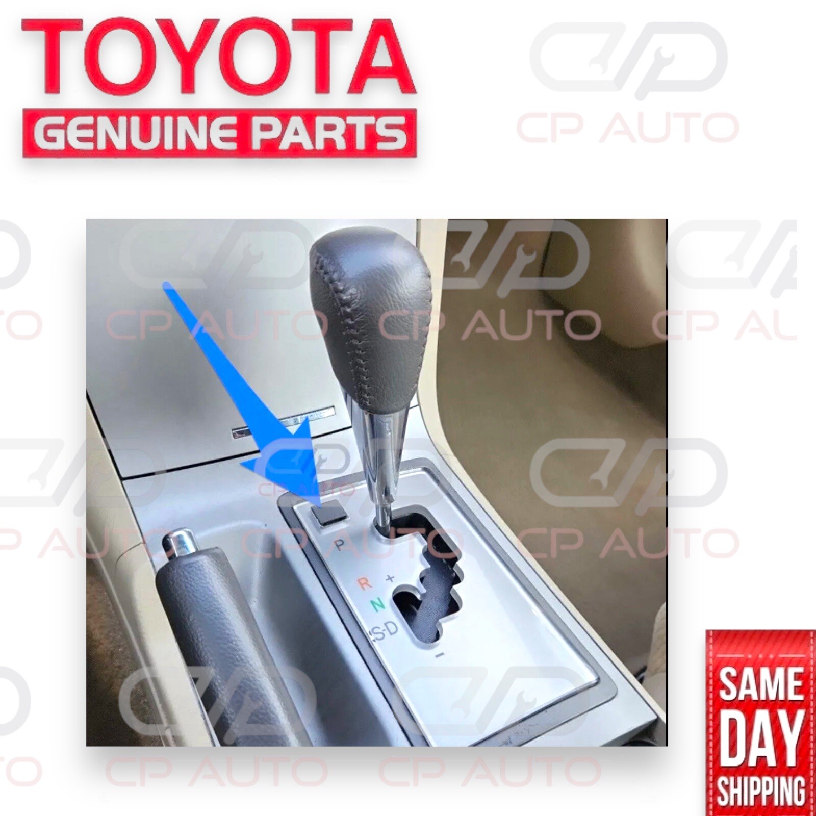 04 - 08 TOYOTA SOLARA SHIFT LOCK RELEASE BUTTON SHIFTER TRIM COVER CAP GRAY NEW