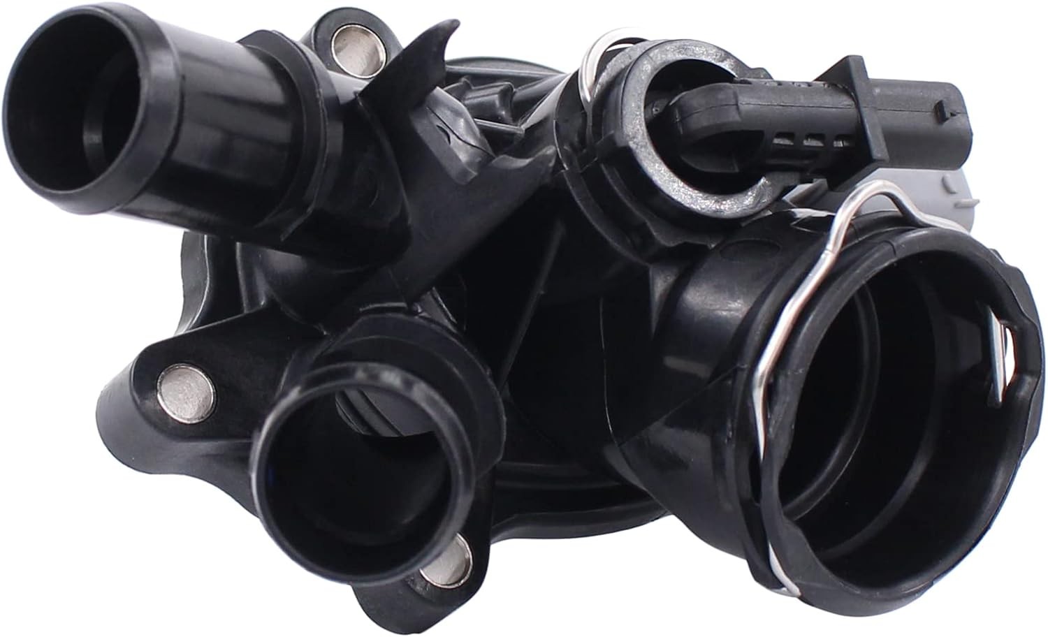 MOTOKU Engine Coolant Thermostat Assembly w/housing Gasket for Mercedes-Benz C25