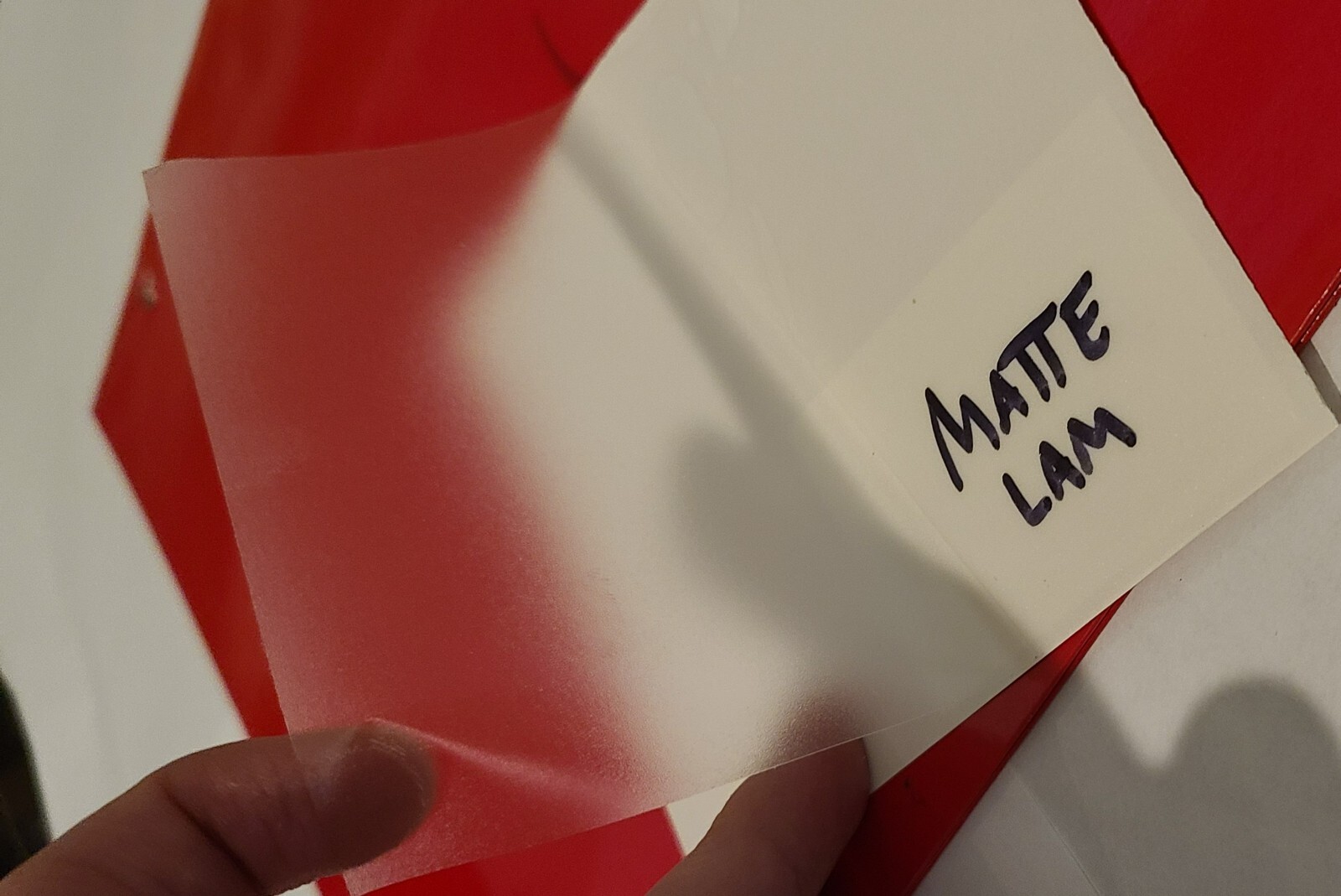 3.0 mil Matte Clear Vinyl Cold Pressure-Sensitive Laminate Self-Adhesive UV 4-YR