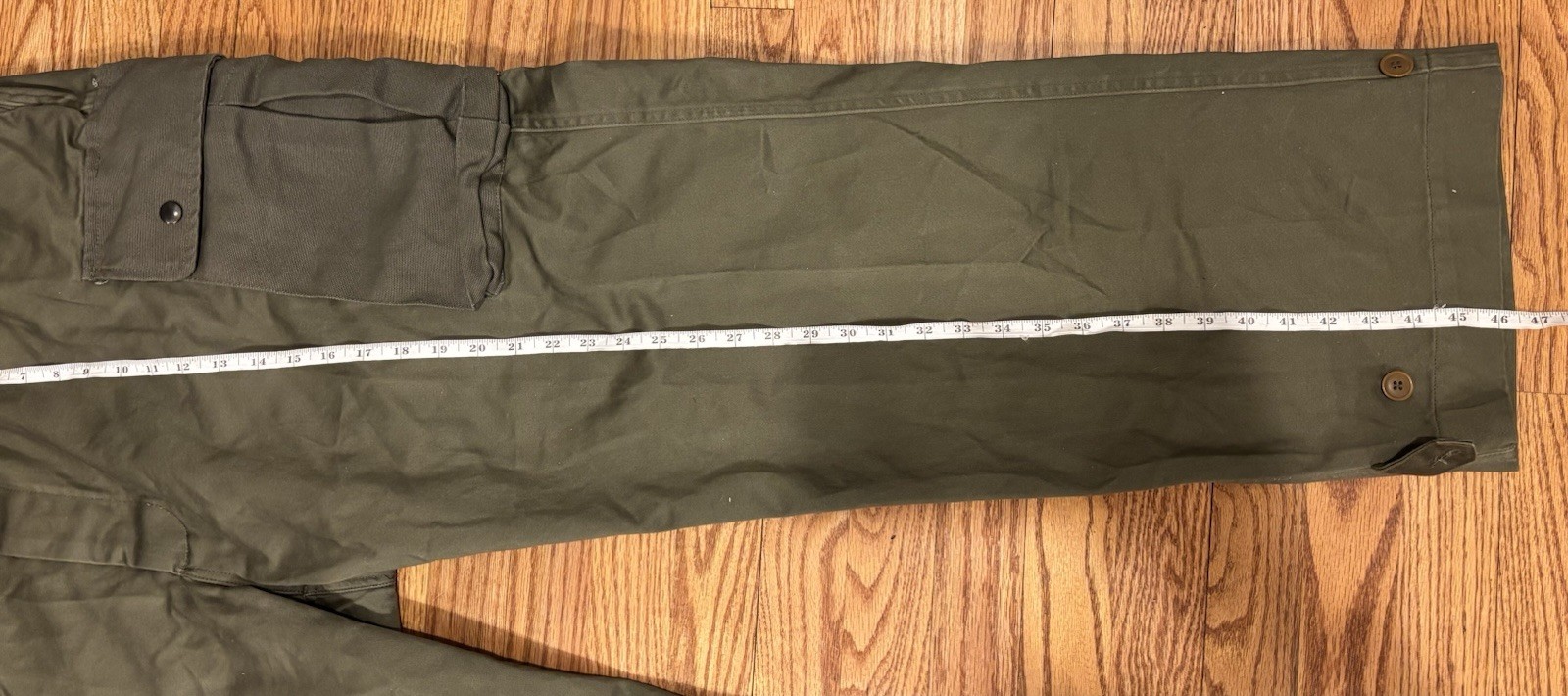 ATF At The Front 1943 Field Trousers Military Reproduction Cargo Pants Size 46 R