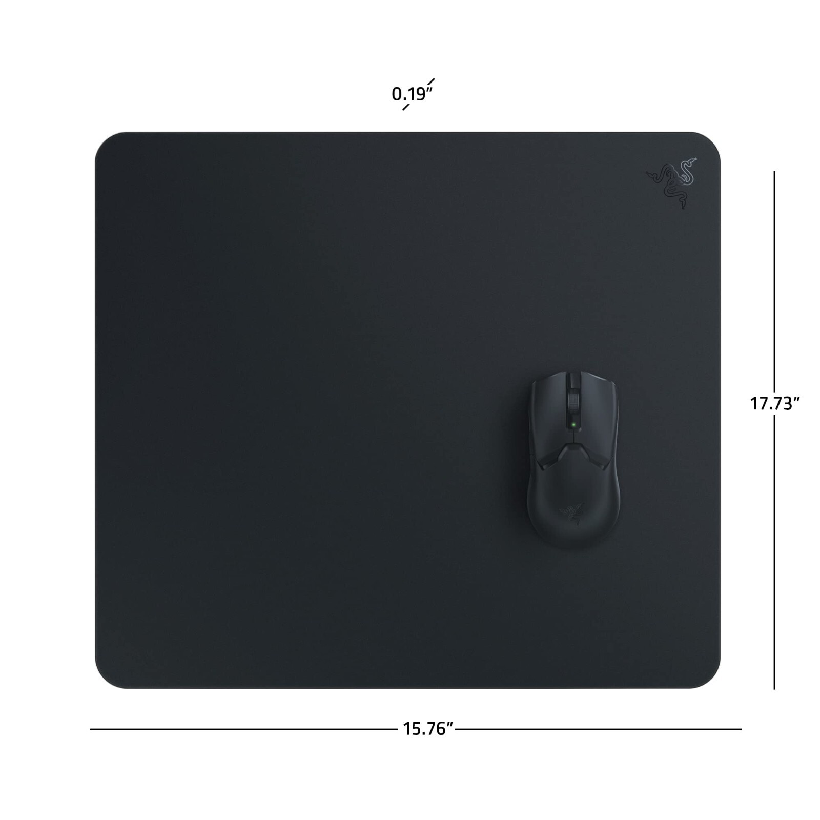 Razer Atlas Tempered Glass Gaming Mouse Mat - Black