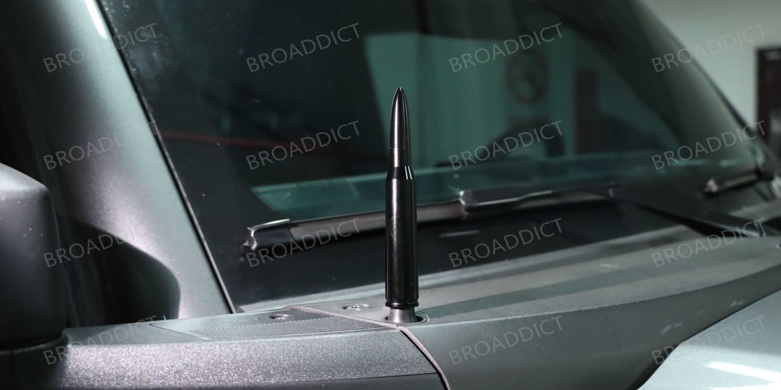 Bullet Antenna 50 Cal Caliber For Truck Dodge Ram 1500 Ford F150 Raptor Bronco