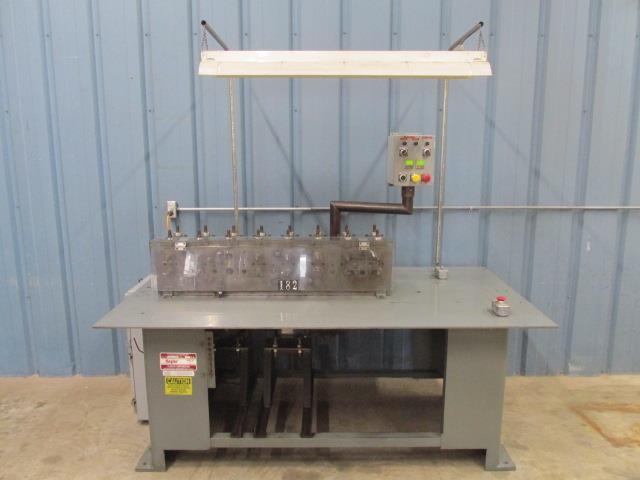 Flagler Model L-38 Metal Lockformer DC Servo Rollformer 7 Stand Forming Machine