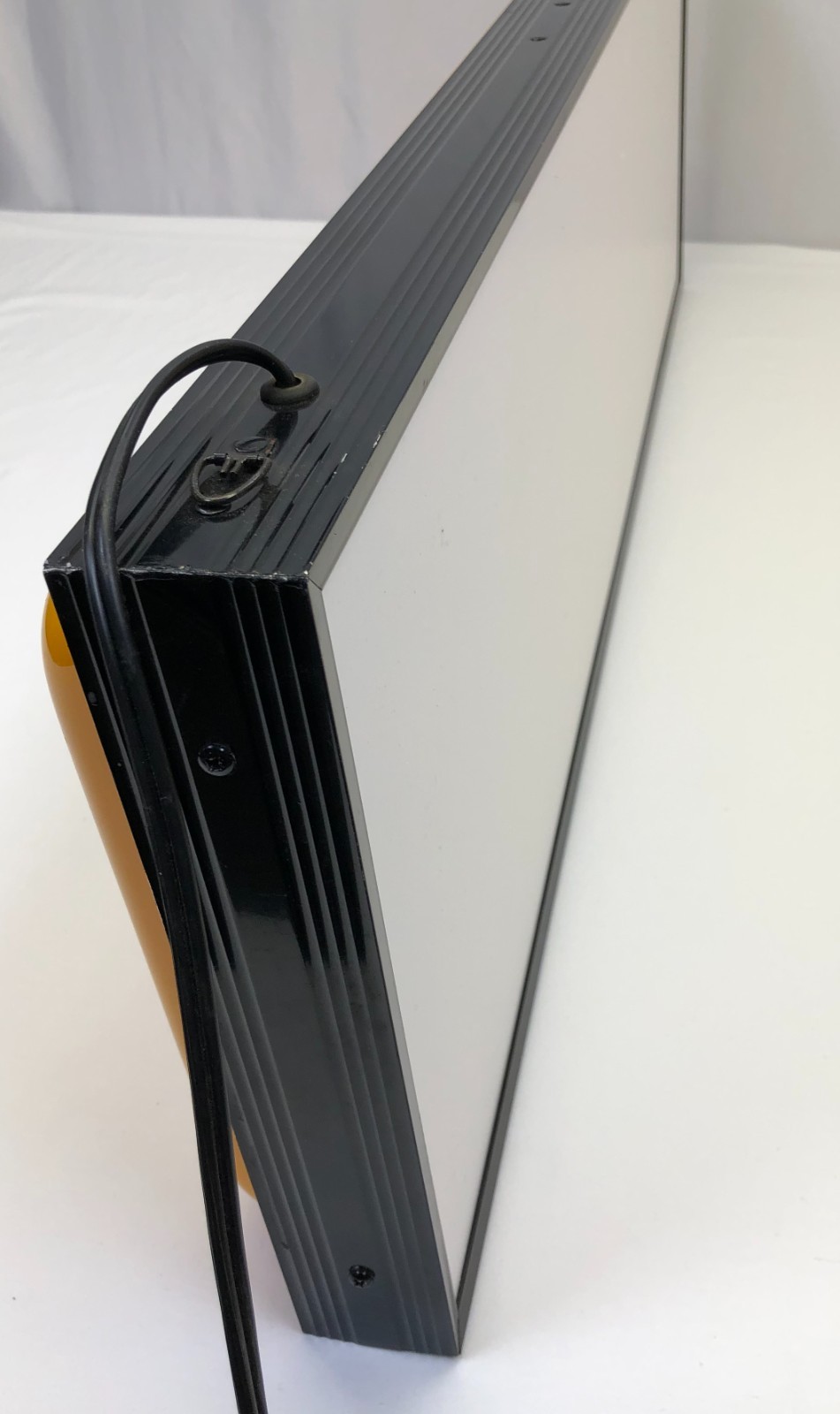 Continental Lighted Tire Dealer Sign Yellow Black Letters Single Sided Hanging