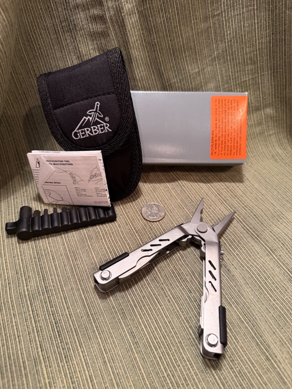 Gerber MP400 Compact Sport 05500 Multi-Plier Made in USA NIB w/ Sheath