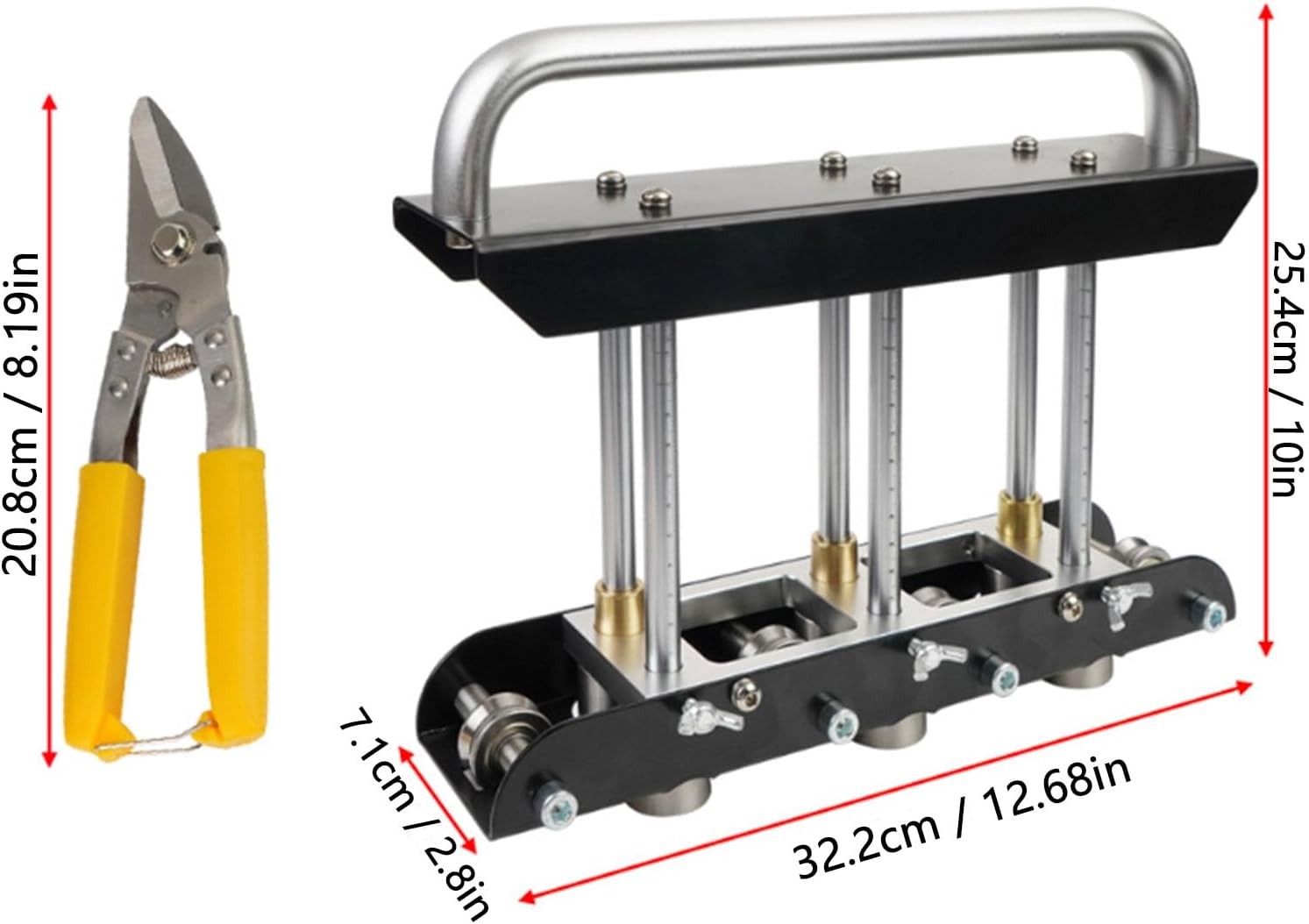 ER3 Three-Station Edge Roller Sheet Metal Edge Roller Bender,0-90° Bending Angle