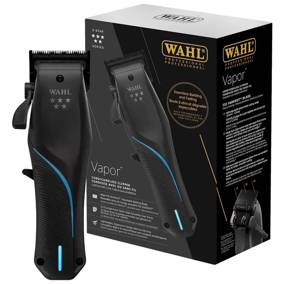 5-Star Series Wahl Professional Vapor Cord / Cordless Clipper New-Free Shipping✔