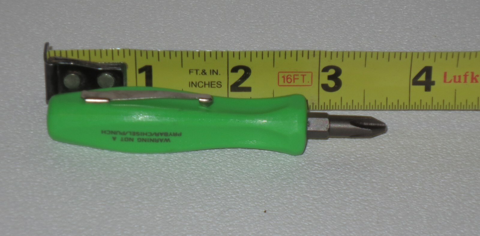 *NEW* Snap-on SDDDM1AG Pocket Screwdriver, GREEN, Reversible Tip, BRAND NEW!