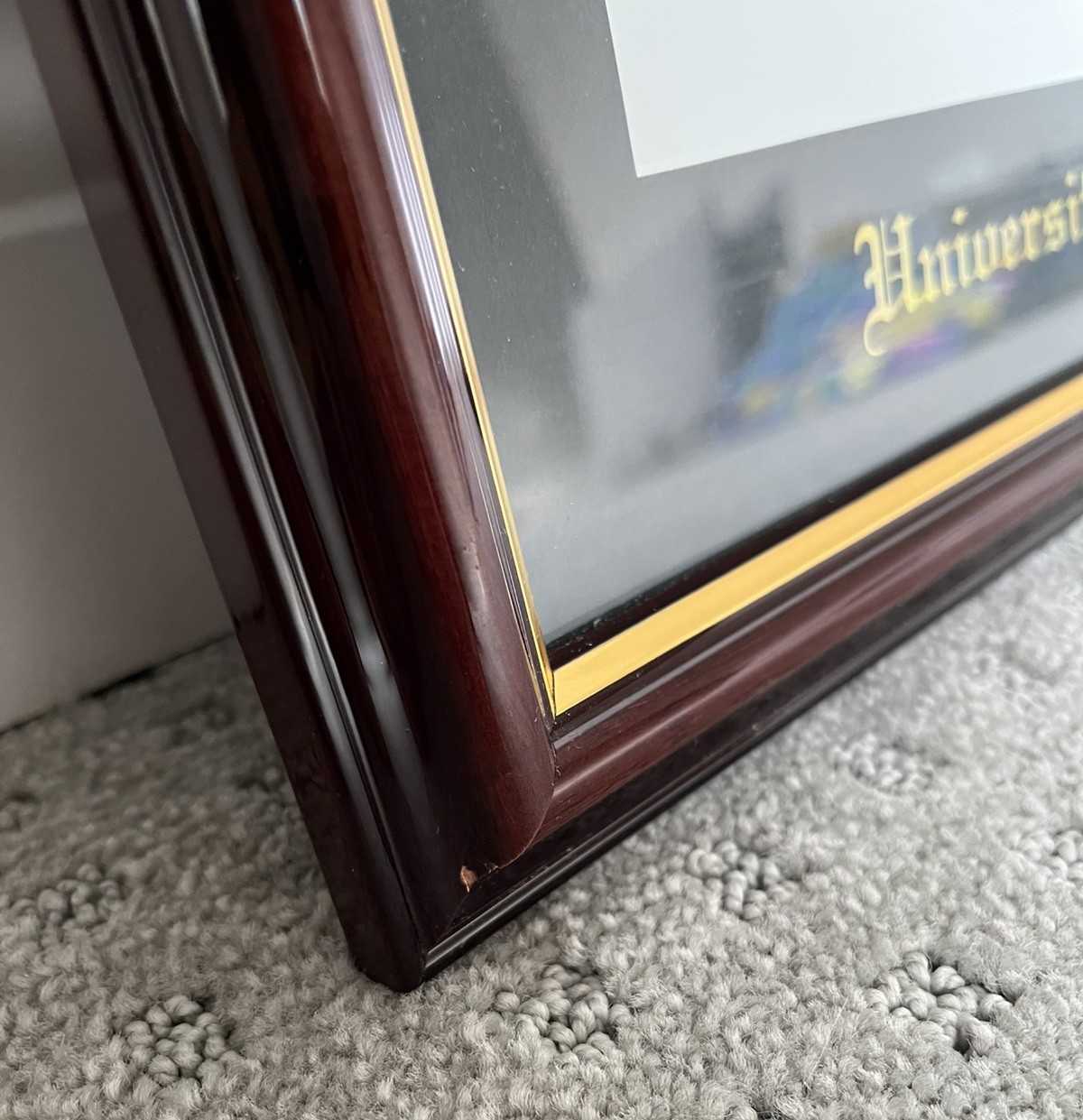 Notre Dame Fighting Irish Diploma Frame