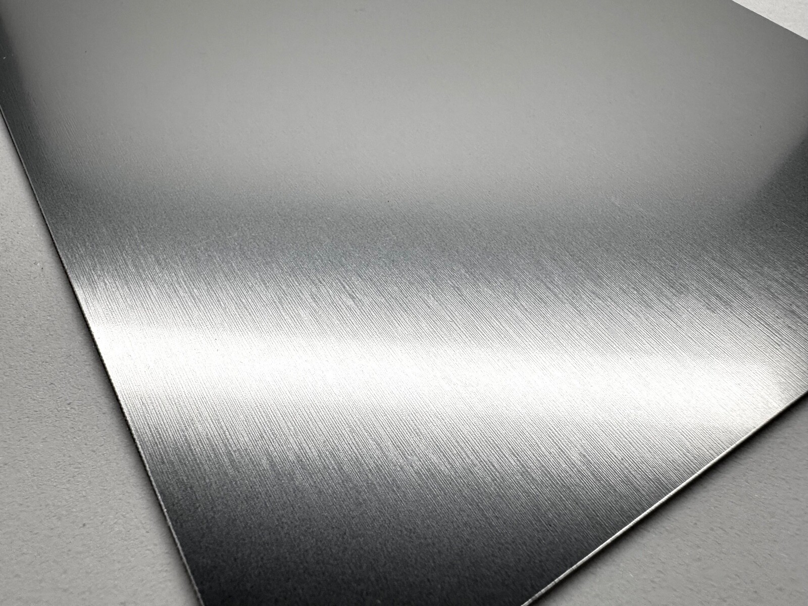 10pc Lot Rowmark Acrylic Plastic Sheet/Blank 1/16" Brushed “Stainless"