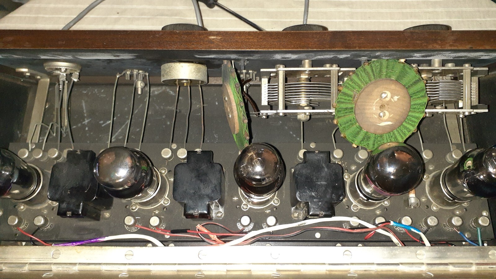 Antique Rare Ozarka 5-Tube TRF AM Battery Radio Receiver ca. 1925