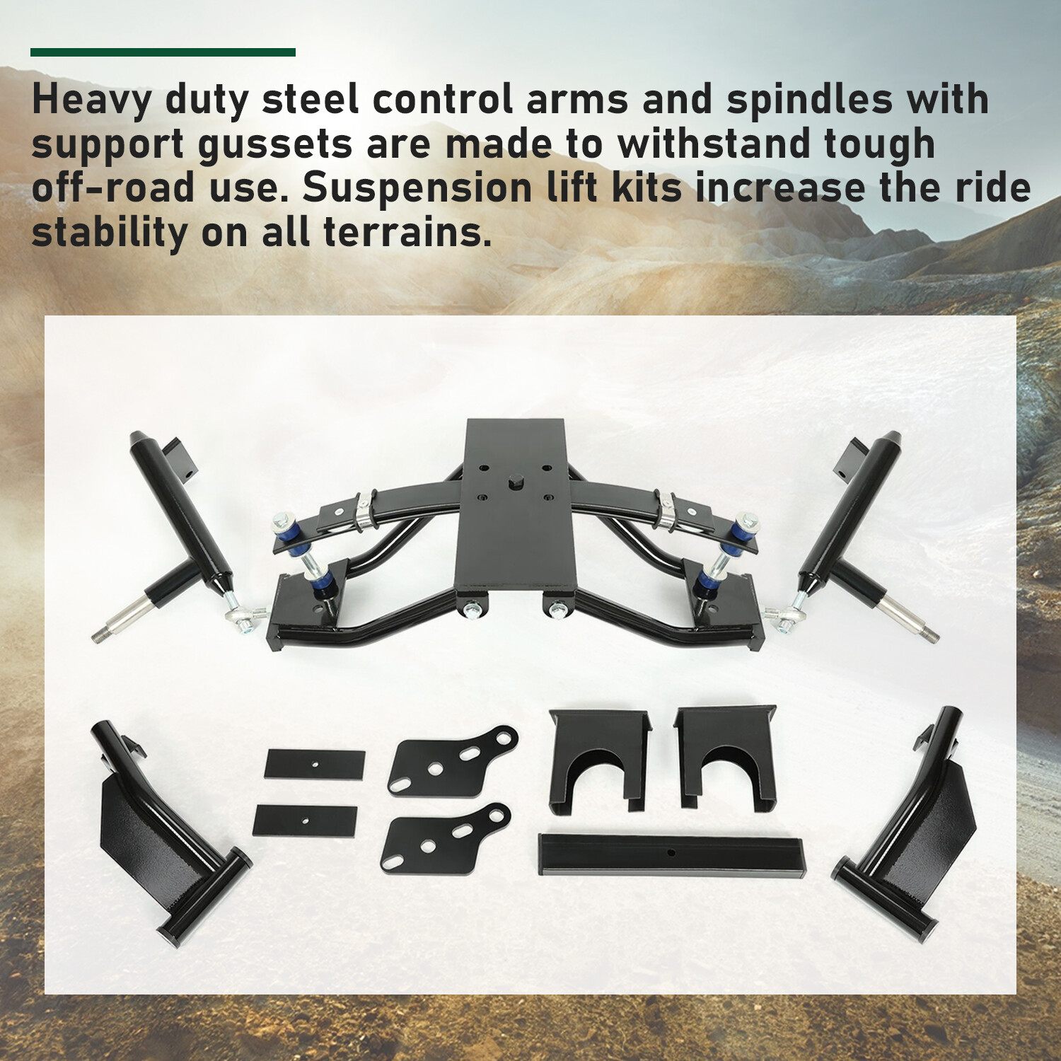 Golf Cart 6" Double A-Arm Lift Kit For Club Car Precedent Elec Gas Models 2004+