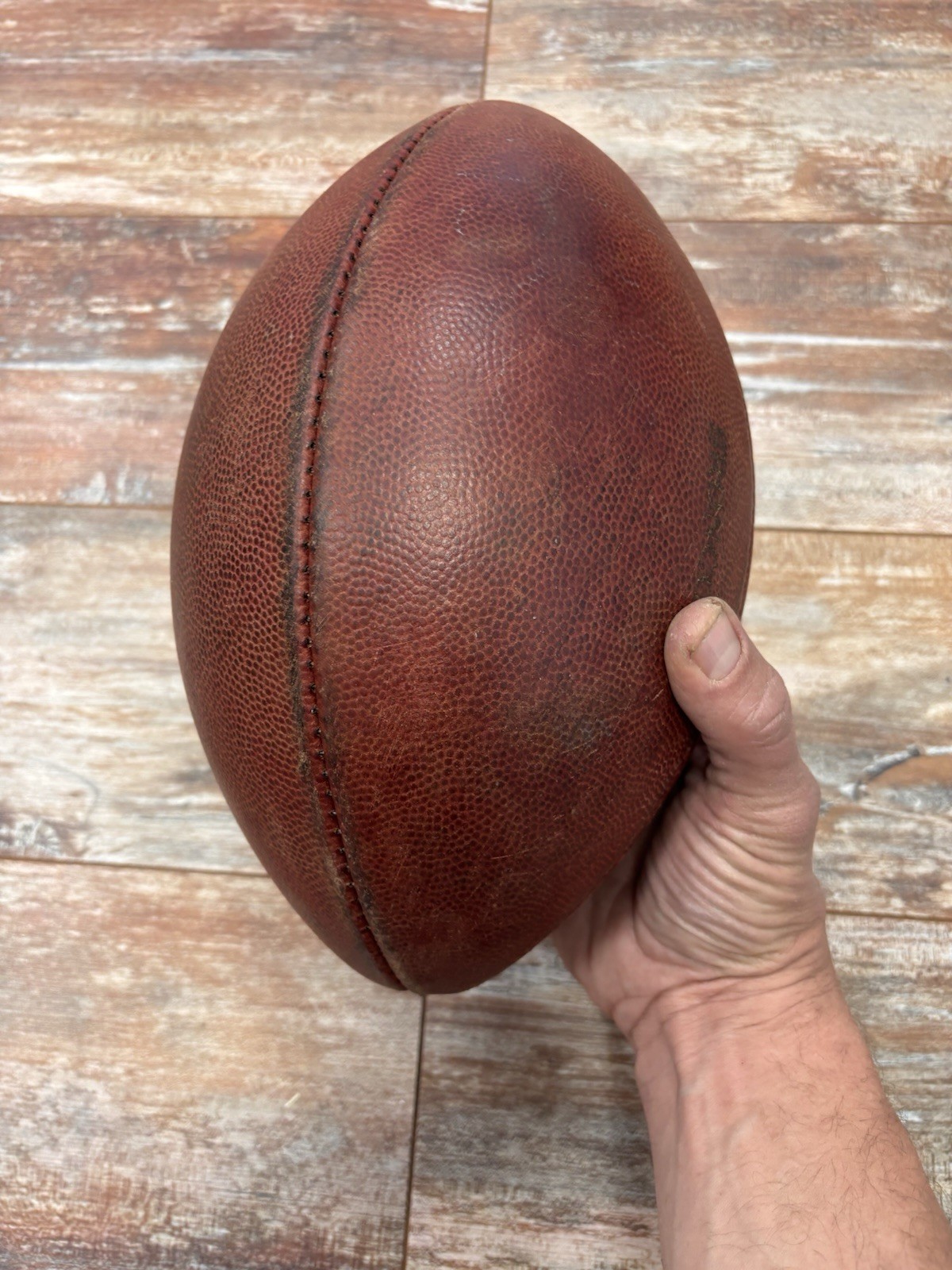 2000s Denver Broncos Team Stamped Practice Used NFL Wilson The Duke Football