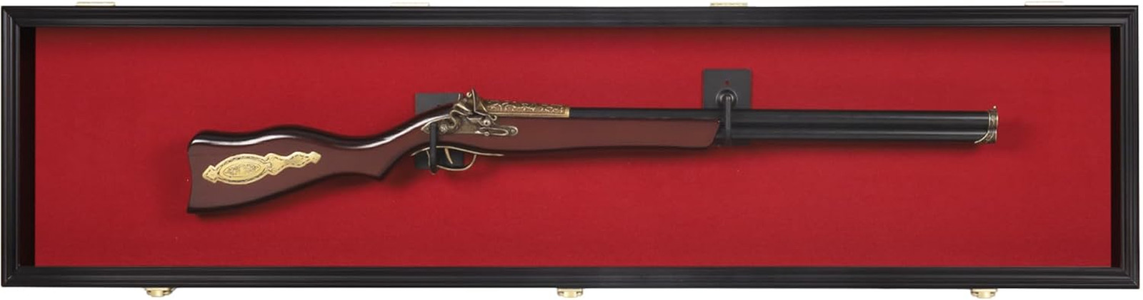 Wrestling Belt Display Case Black Solid Wood WWE MMA Boxing Championship Cabinet