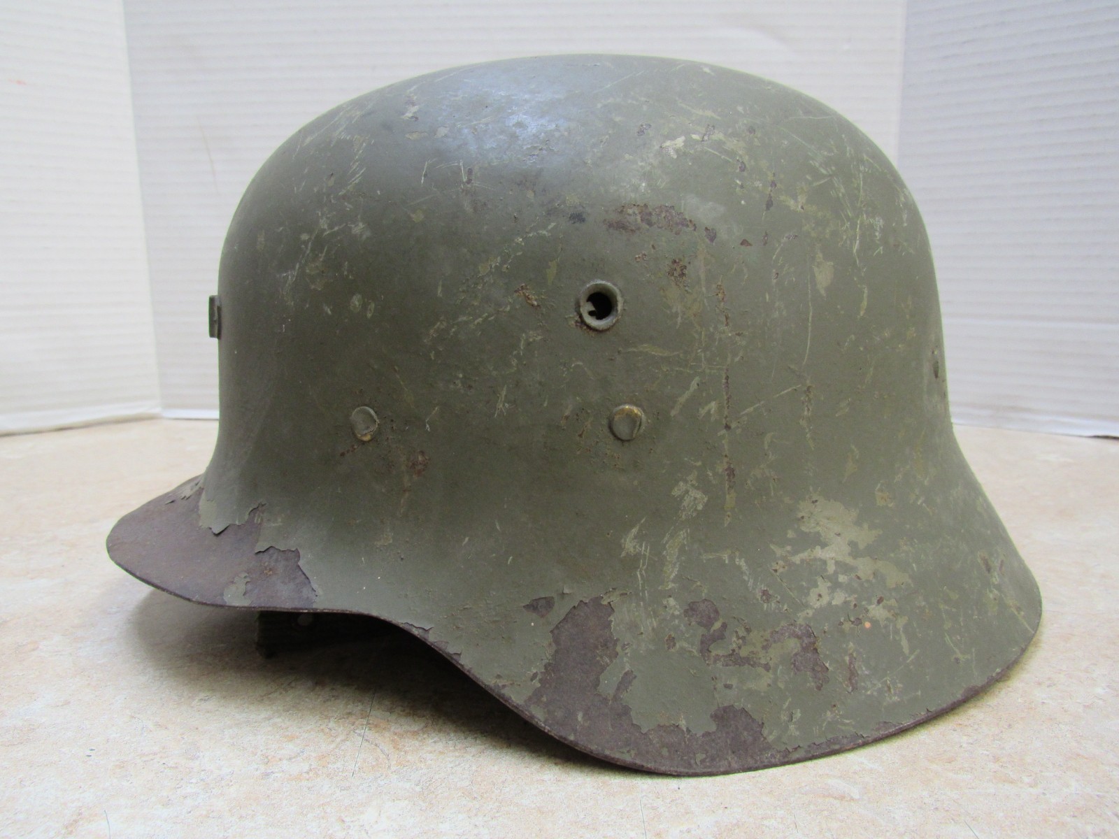 Original WW2 Era Spanish M42 Helmet Post War Liner Modelo Z