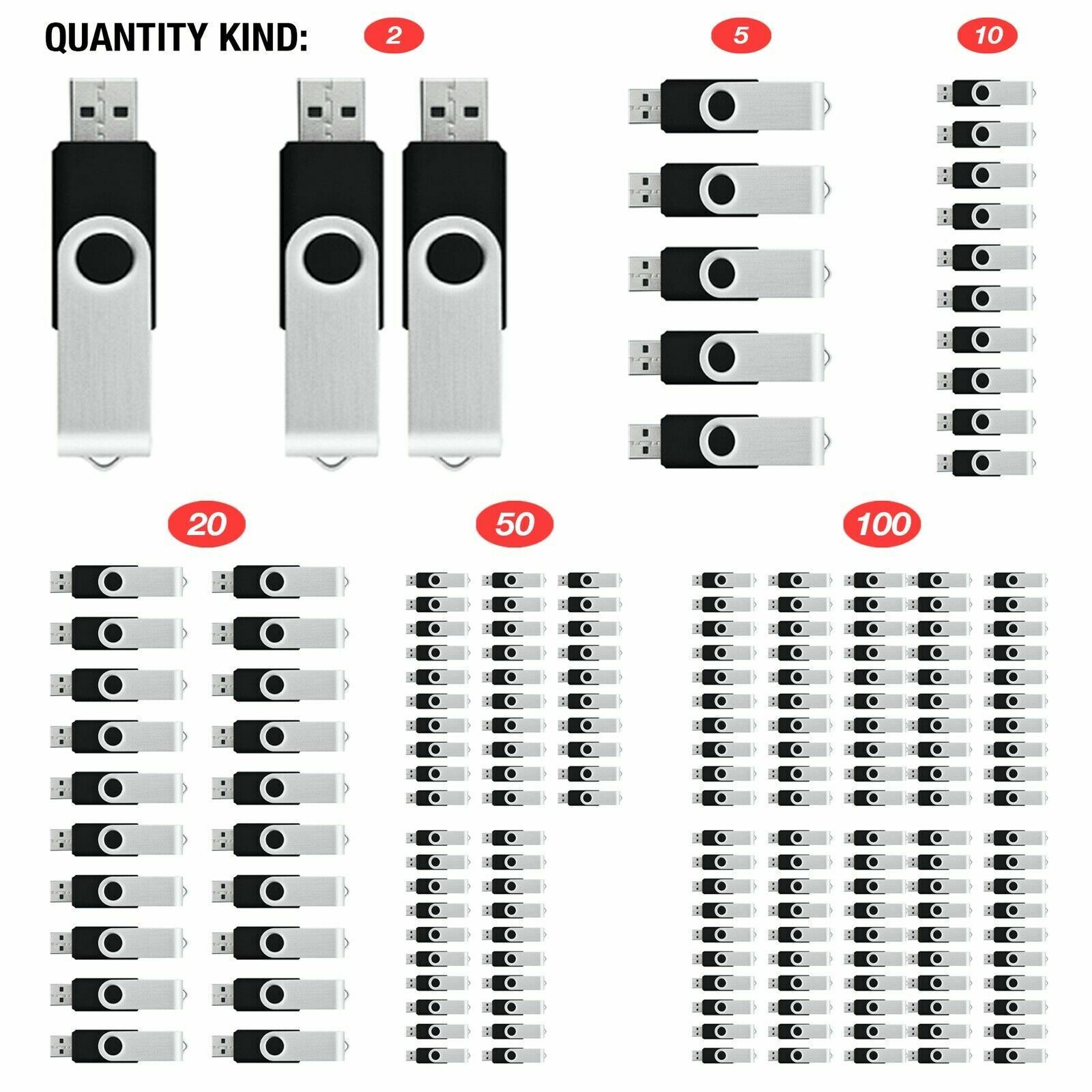 ZIPPY USB Flash Drive Memory Stick Pendrive Thumb Drive 4GB, 8GB, 32GB, 64GB LOT