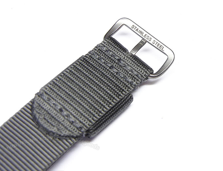 16mm 18mm 20mm 22mm 24mm MOD Mil Series RAF Military Nylon Watch Strap Watchband