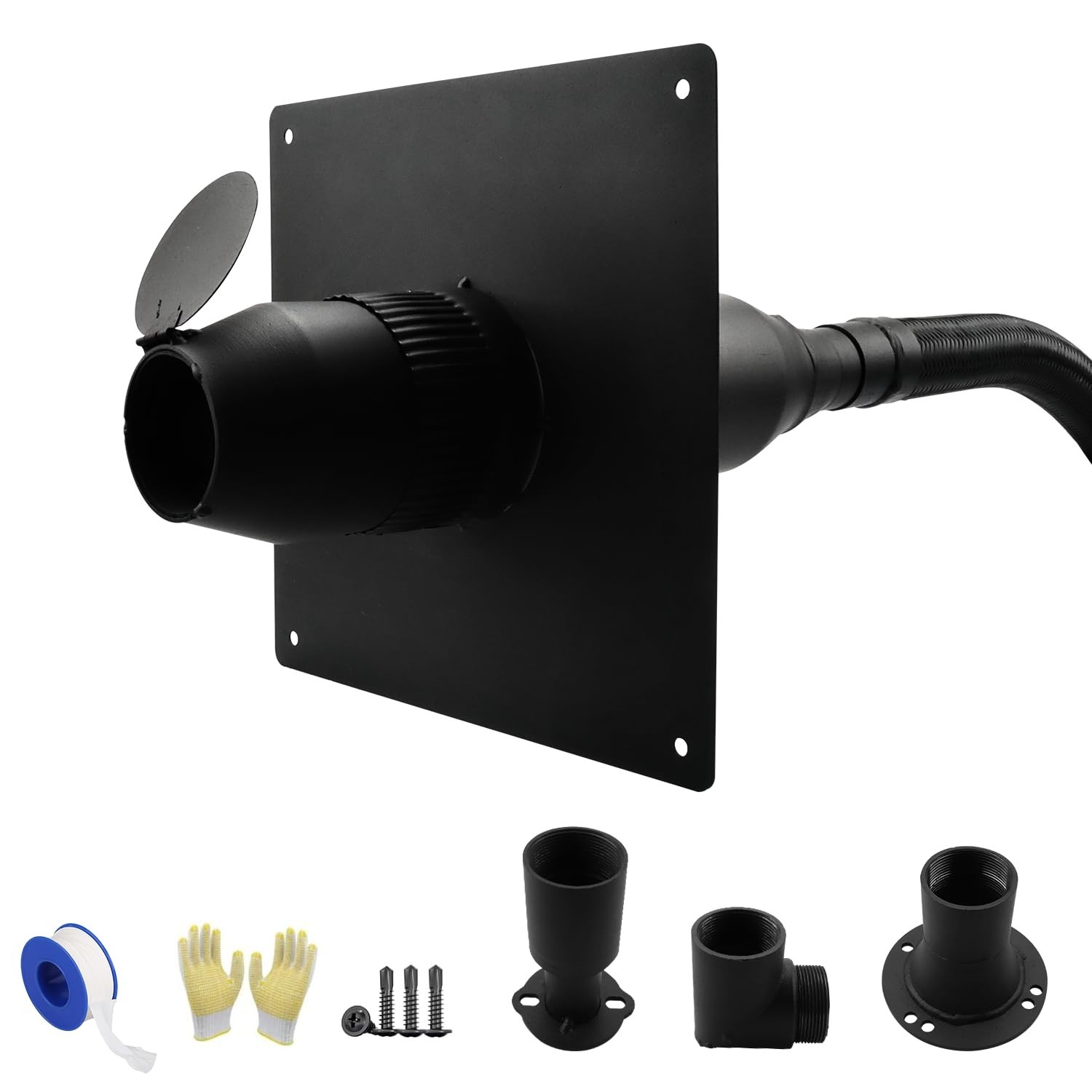 2025Newly Upgraded Generator Exhaust Extension Silencer Kit with Insulated Throu