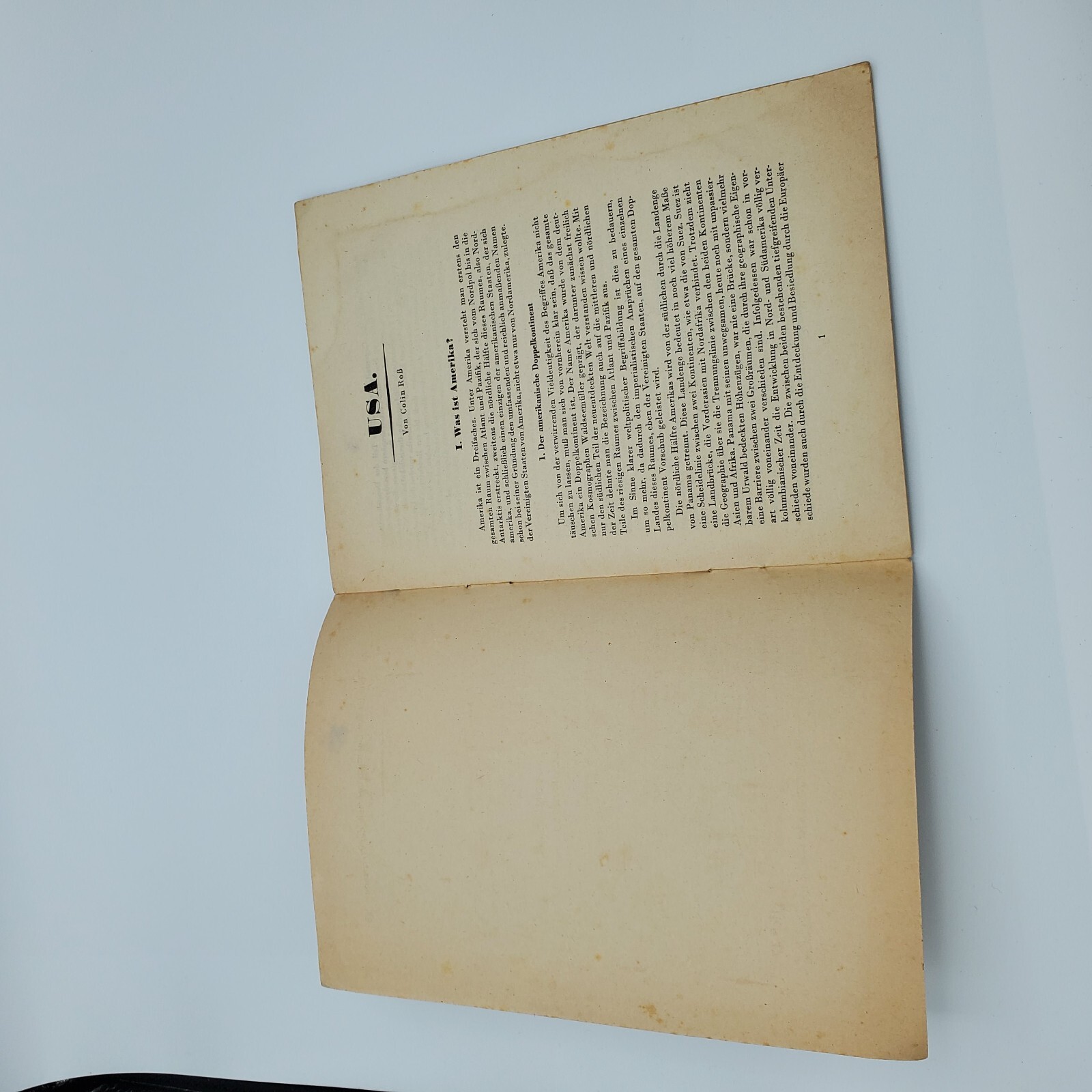 WW2 German Wehrmacht Tornisterschrift USA Colin Ross 1941 Heft 47 OKW Original