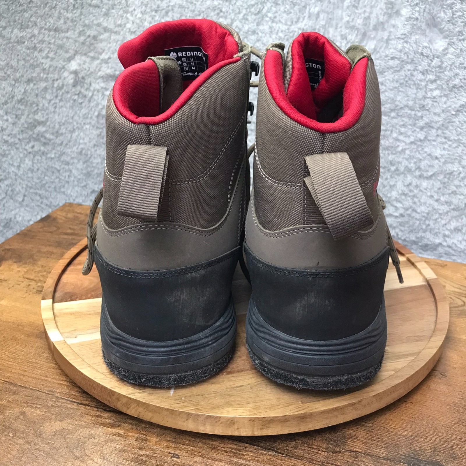 Redington Wading Boots Mens 11 Brown Felt Sole Fly Fishing Shoes