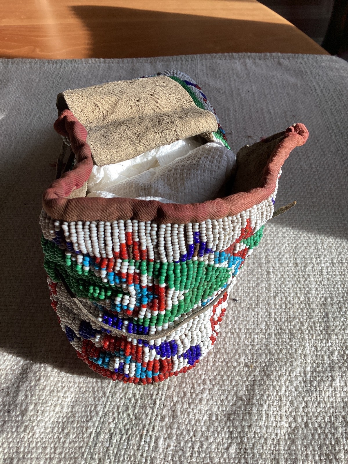 c1910 Native American Sioux Ceremonial Moccasins great colors & condition