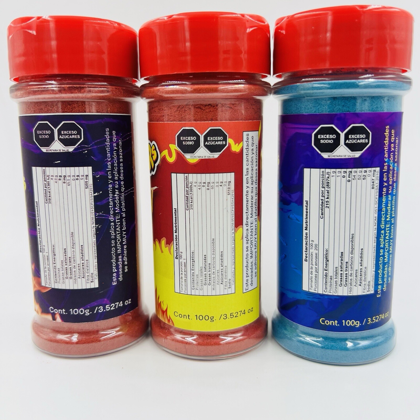 Takis, Hot Cheetos & Blue Takis Seasoning Powder