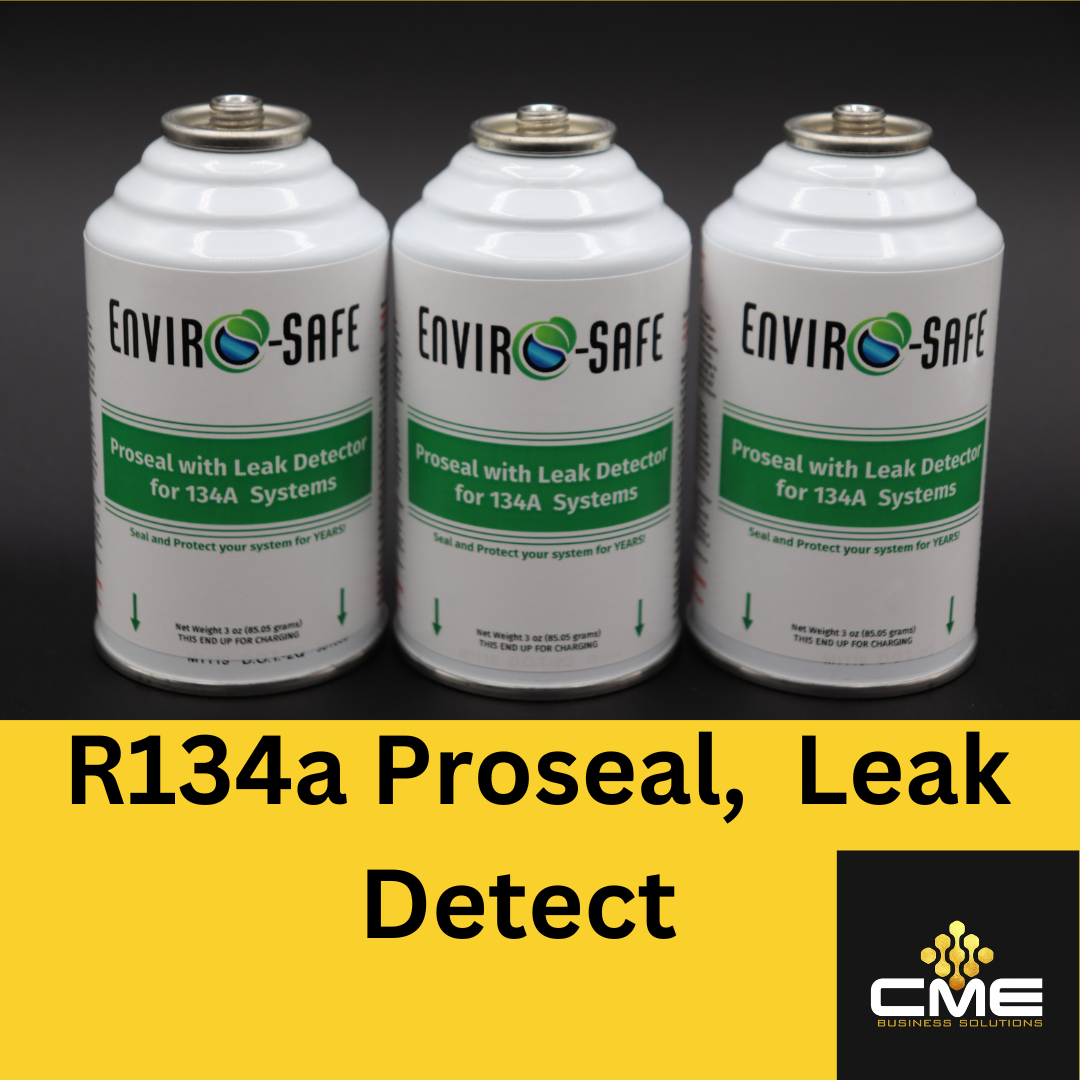 Envirosafe Proseal with Leak Detector for R134a 3 cans