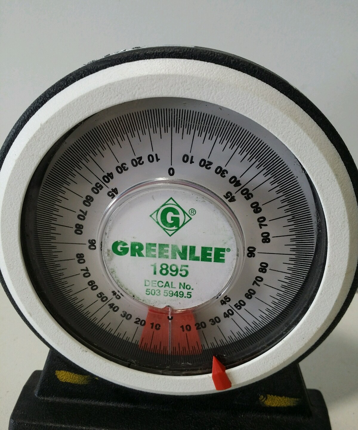 Greenlee 1895 Protractor with Magnetic Base