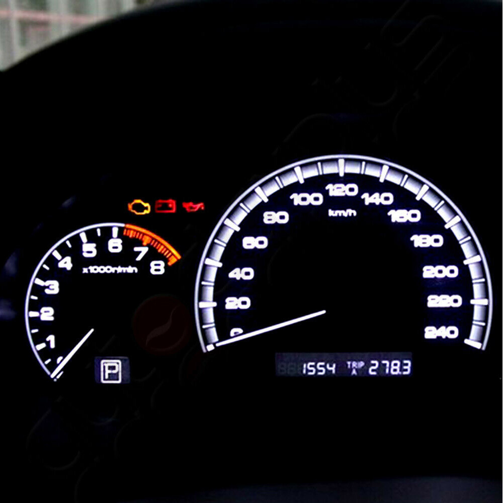 Gauge Cluster LED Dashboard Bulbs Cool White For Chevy GMC 99-02 Silverado Truck