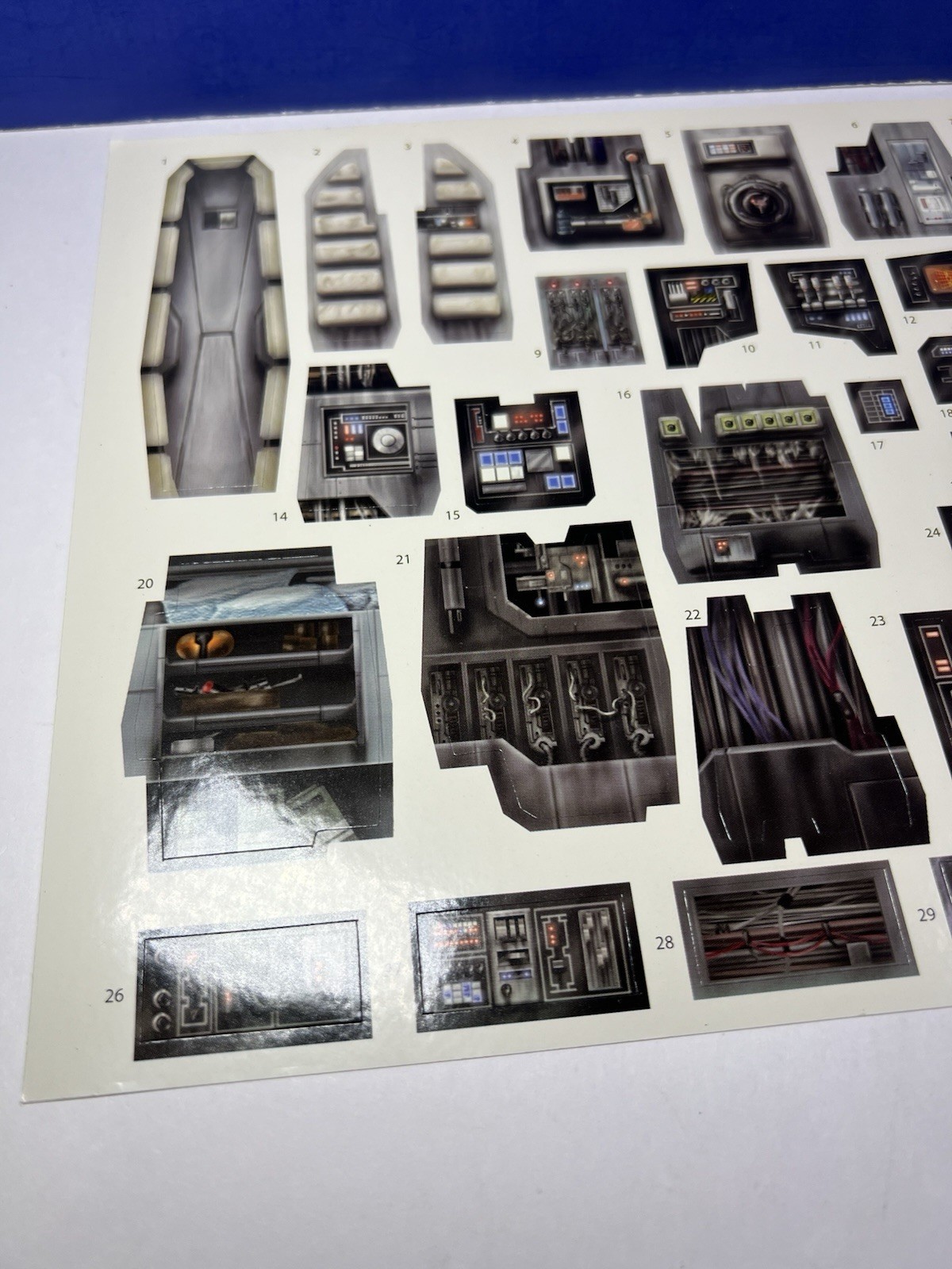 Star Wars 2008 LFL Legacy Collection Millennium Falcon Unused Sticker Sheet OEM